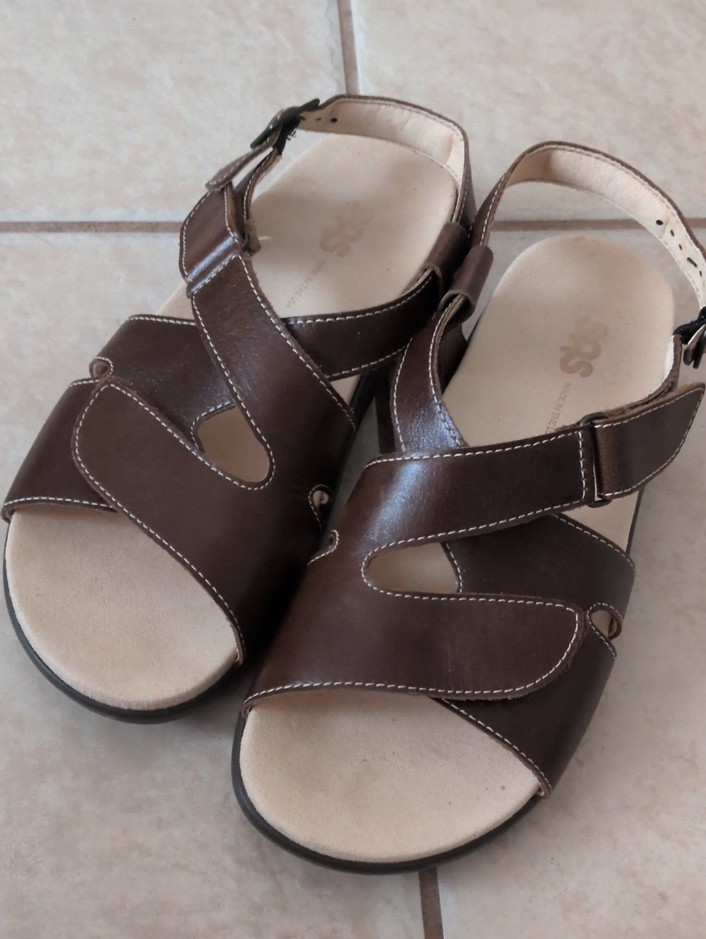 SAS Brown Sandals Size 9.5